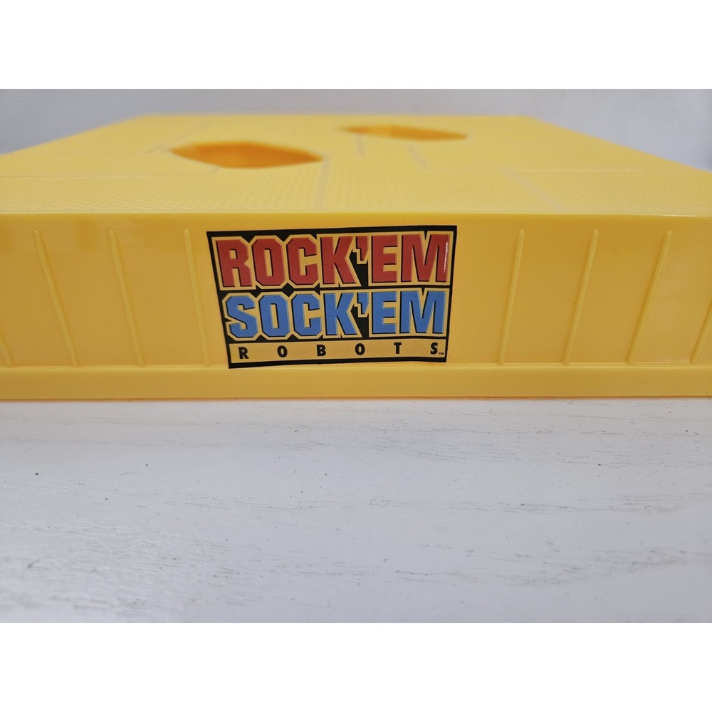Rock Em Sock Em Robots, Yellow Replacement Robot Base Ring Base Plate, For Parts - Picture 2 of 7